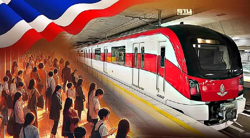 รฟฟท. ปลื้ม “สายสีแดง” ดันผู้โดยสารพุ่ง 7 ล้านคน รับรถไฟฟ้า 20 บาทตลอดสาย