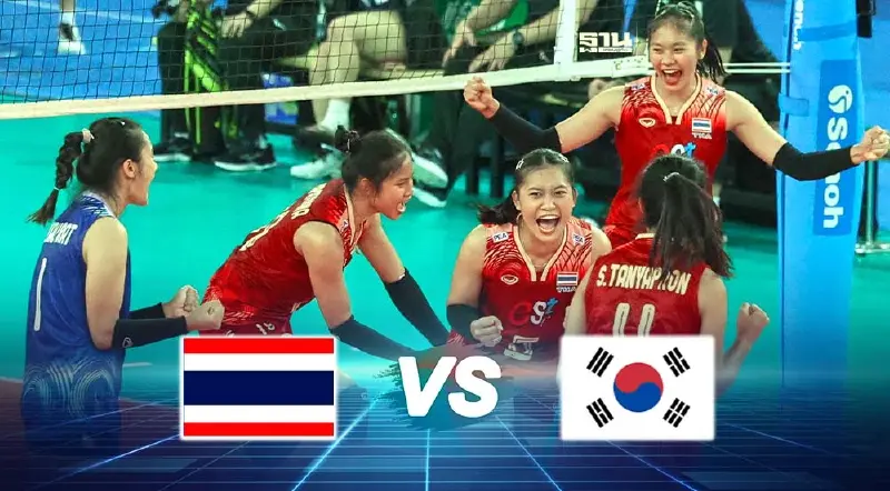 ถ่ายทอดสดวอลเลย์บอลหญิงวันนี้ ไทย พบ เกาหลีใต้ ชิงที่ 3 AVC U20 ชิงแชมป์เอเชีย ถ่ายทอดสดวอลเลย์บอลหญิงวันนี้ ไทย พบ เกาหลีใต้ ชิงที่ 3 AVC U20 ชิงแชมป์เอเชีย