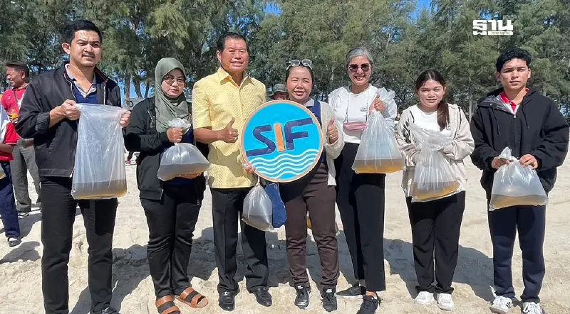 “นิพนธ์”นำผู้บริหารท้องถิ่นปล่อยพันธุ์กุ้ง ปูม้า นับ 11 ล้านตัวลงสู่ทะเล