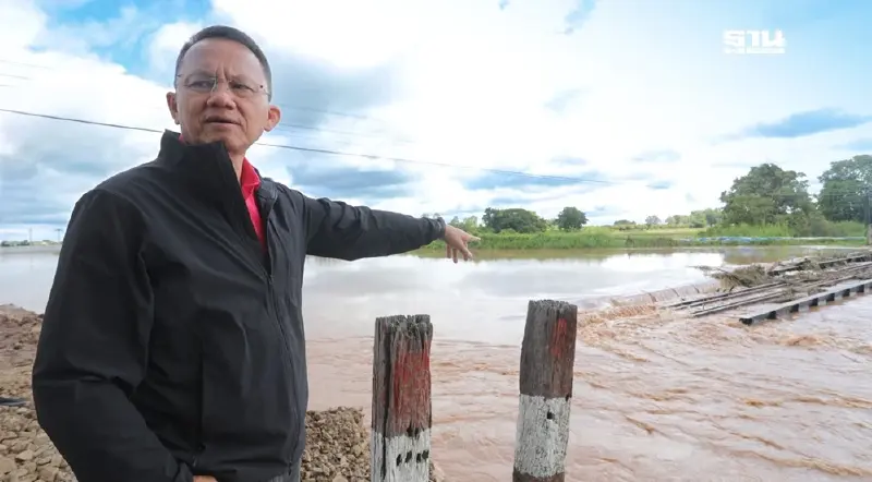 สมศักดิ์ ลุยตรวจน้ำสุโขทัย เผยปมไร้เขื่อนใหญ่ทำท่วมซ้ำซาก