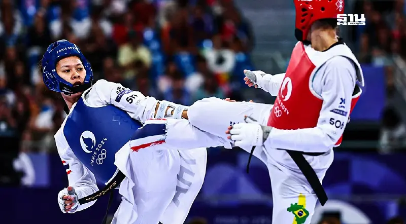 จบแล้ว "ใบเตย ศศิกานต์" แพ้รอบแก้ตัว อดเข้าขิงเหรียญทองแดงเทควันโดโอลิมปิก จบแล้ว "ใบเตย ศศิกานต์" แพ้รอบแก้ตัว อดเข้าขิงเหรียญทองแดงเทควันโดโอลิมปิก