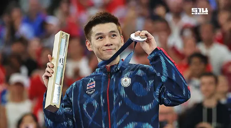 "วิว-กุลวุฒิ" คว้าเหรียญเงิน แบดมินตัน โอลิมปิก เศรษฐา ส่งกำลังใจเชียร์