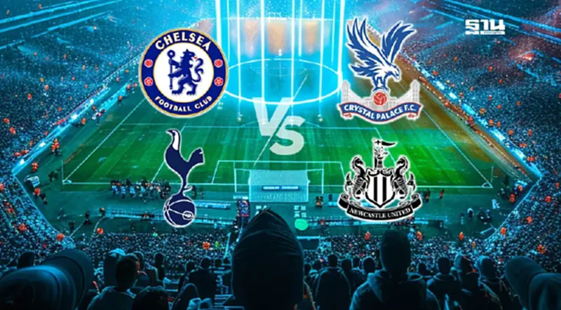 ถ่ายทอดสด เชลซี VS คริสตัล พาเลซ -นิวคาสเซิล VS สเปอร์ส ดูบอลสด 19.30 น. ถ่ายทอดสด เชลซี VS คริสตัล พาเลซ -นิวคาสเซิล VS สเปอร์ส ดูบอลสด 19.30 น.