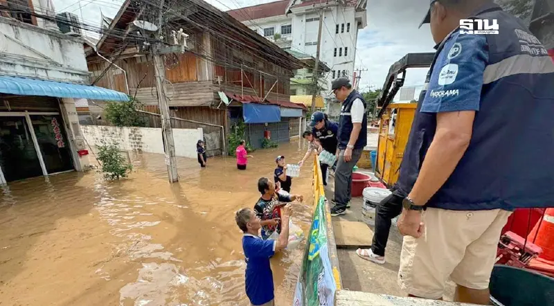 น้ำท่วมวันนี้ 5 จังหวัดภาคเหนือ กระทบ16 เส้นทางหลวงชนบท รถผ่านไม่ได้แล้ว