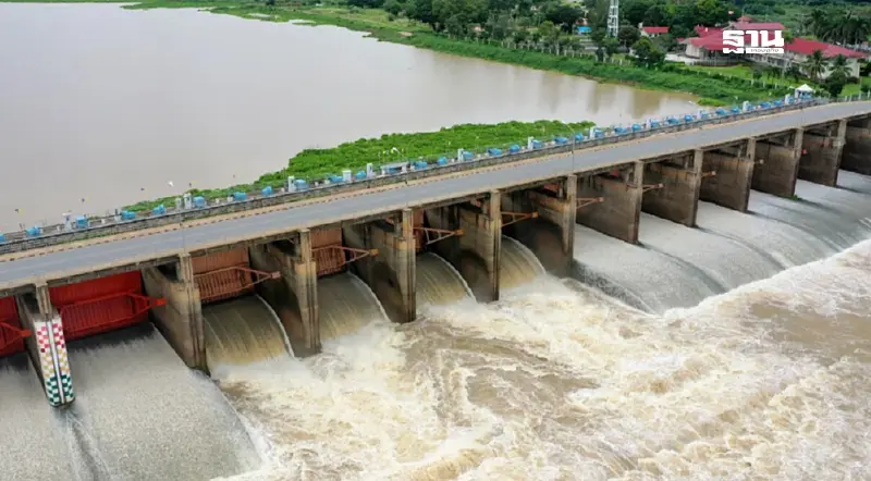 เขื่อนเจ้าพระยา คงอัตราการระบายน้ำ 1,300 ลบ.ม/วินาที น้ำท้ายเขื่อนคงที่