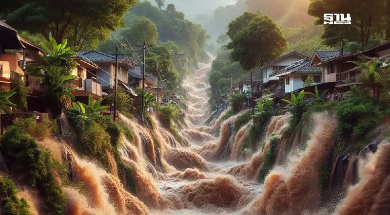 ปภ.แจ้ง 13 จังหวัด ภาคเหนือ-อีสาน ระวังน้ำท่วมฉับพลัน น้ำป่าไหลหลาก ดินถล่ม