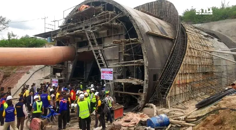 รมว.พิพัฒน์ ห่วงดินถล่มอุโมงค์รถไฟ  สั่งประกันสังคมจ่ายเงินกองทุนทดแทน