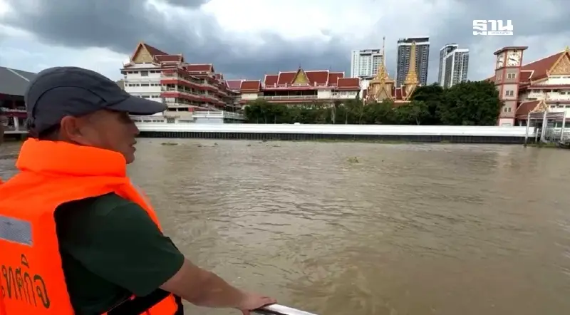 กทม. เร่งพร่องน้ำ เฝ้าระวัง ระดับน้ำแม่น้ำเจ้าพระยา 2,500 ลบ.ม./วินาที