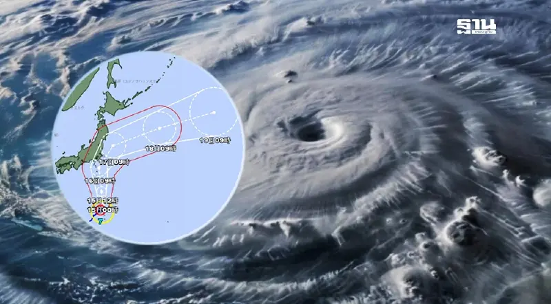 เตือนคนไทยในญี่ปุ่น เฝ้าระวังพายุไต้ฝุ่นหมายเลข 7