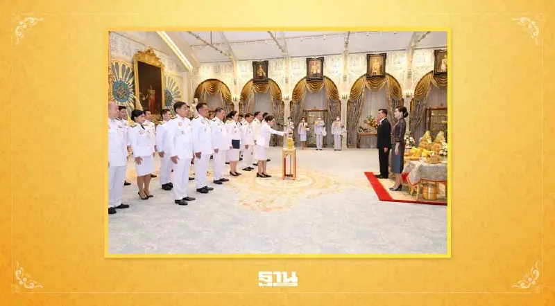 "ในหลวง" ทรงมีพระราชดำรัสแก่ครม.ใหม่ "ปฏิบัติหน้าที่เพื่อชาติและประชาชน"