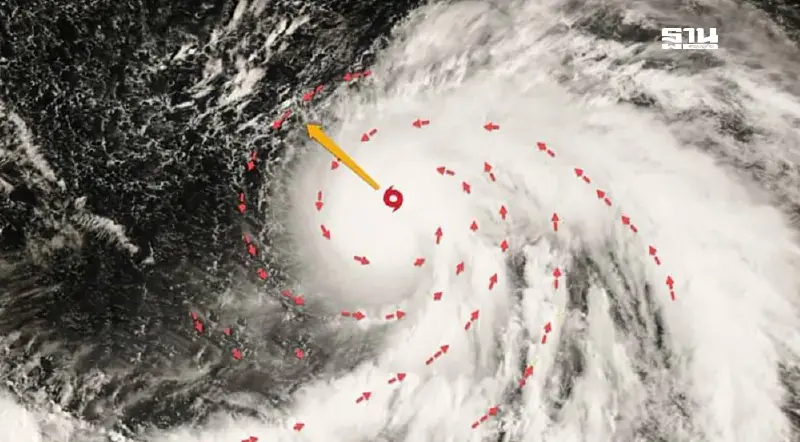 กรมอุตุนิยมวิทยา อัปเดตพายุลูกใหม่ "เบบินคา BEBINCA"