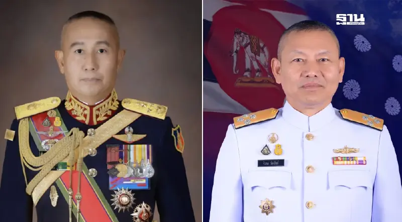 เปิดตัว "พล.อ.พนา-พล.ร.อ.จิรพล" ผบ.ทบ. และ ผบ.ทร. คนใหม่