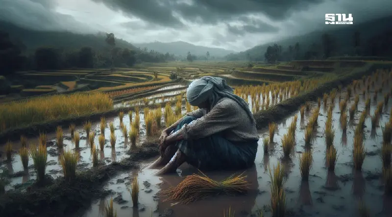 น้ำท่วม "เหนือ-อีสาน-กลาง" นาข้าวเสียหาย 7.8 แสนไร่ ผวา “ยางิ”ทุบซ้ำรอบสอง