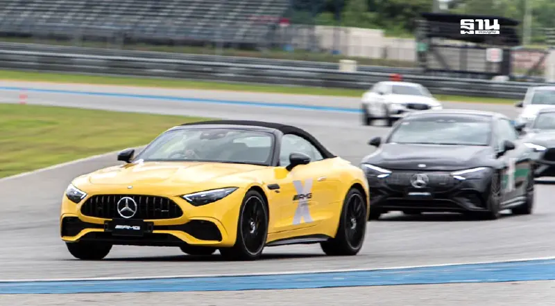Mercedes-Benz Driving Events 2024 ปิดสนามช้าง กระหน่ำ AMG-EV ตัวแรง
