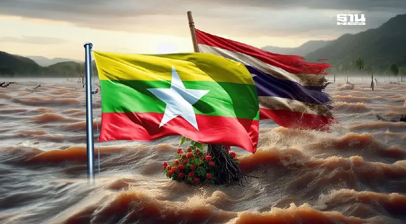 ไทย-เมียนมา ถกด่วนหาทางแก้ "น้ำท่วมหนัก" สองประเทศ