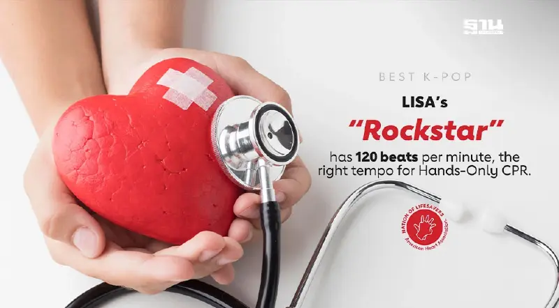 ฮือฮา สมาคมโรคหัวใจสหรัฐ ชี้ Rockstar ของลิซ่า เหมาะใช้ทำ CPR