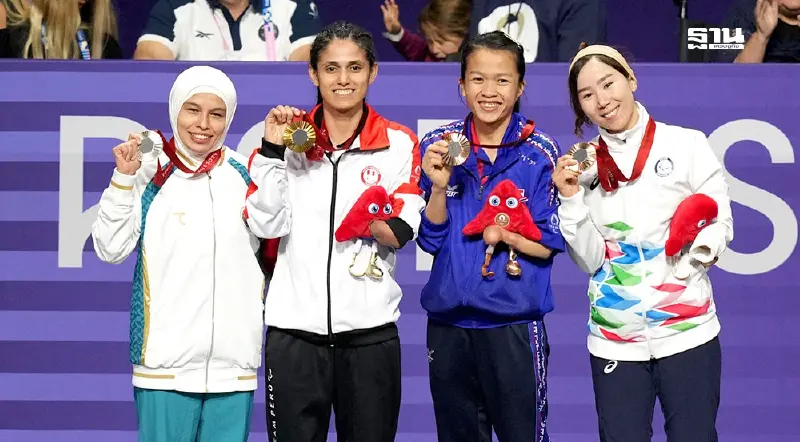 รวมภาพประทับใจ "ทีมชาติไทยกวาด 10 เหรียญ" พาราลิมปิก 2024