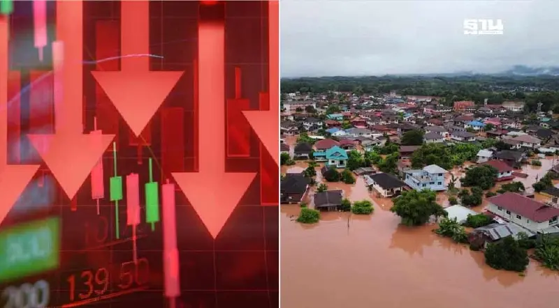 น้ำท่วม ทุบเศรษฐกิจพัง 2.1 หมื่นล้าน ม.หอการค้า บี้รัฐออกมาตรการพักหนี้