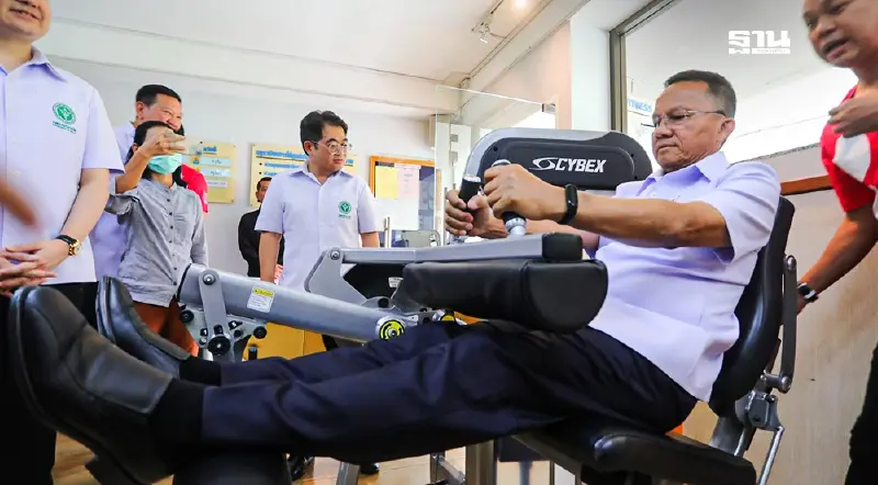 "สมศักดิ์" ลุยศูนย์ฟิตเนส-บ้านรื่นรมย์ หวังลดผู้ป่วย NCDs ประหยัดงบแสนล้าน