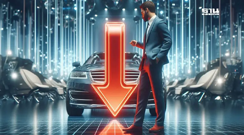 ไฟแนนซ์เข้ม-หนี้ครัวเรือนพุ่ง กระทบยอดขายรถ ส.ค.67 หล่นวูบ 24.98 %