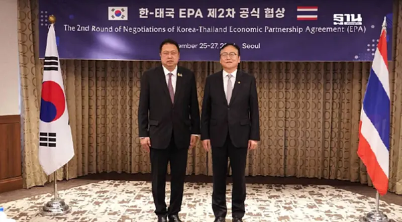 ไทย-เกาหลีใต้ เร่งเจรจา EPA ปิดดีลปี 68 ดึงนักธุรกิจลงทุนอุตสาหกรรมเป้าหมาย ไทย-เกาหลีใต้ เร่งเจรจา EPA ปิดดีลปี 68 ดึงนักธุรกิจลงทุนอุตสาหกรรมเป้าหมาย