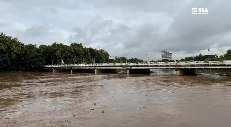 "น้ำท่วมเชียงใหม่"ล่าสุด 24 ก.ย.67 เตือนชุมชนริมน้ำปิงยกของขึ้นที่สูง