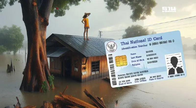 เปิดแนวทางช่วยเหลือผู้ประสบภัย บัตรประชาชน-เอกสารหายในพื้นที่ภัยพิบัติ