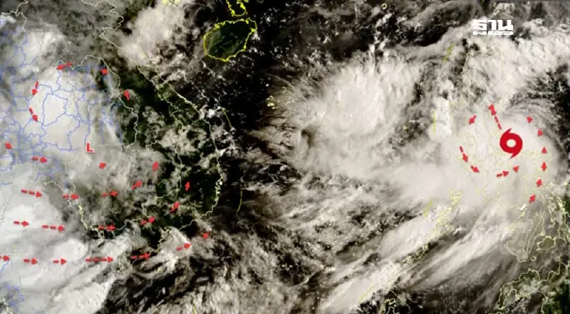 พายุไต้ฝุ่นยางิ กรมอุตุฯเตือนเหนือ อีสานตอนบนฝนตกหนัก ลมกระโชกแรง