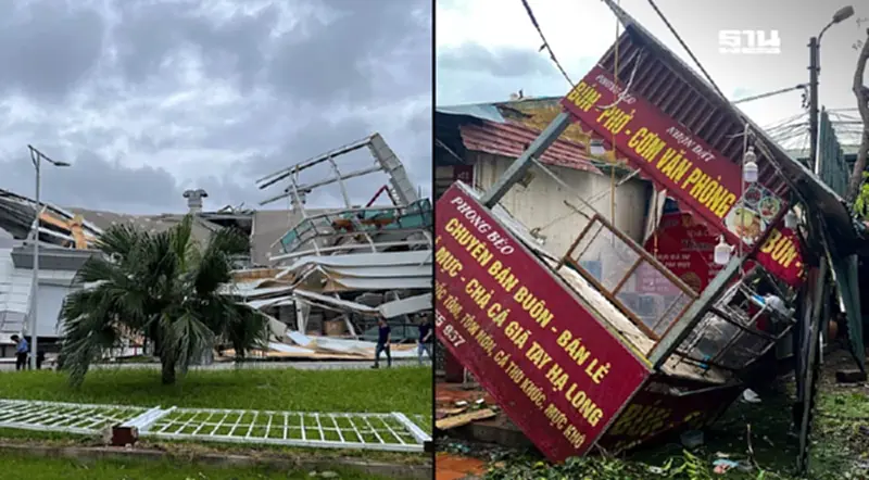 “พายุยางิ” ถล่มเวียดนาม เสียชีวิต-สูญหายพุ่ง โครงสร้างพื้นฐานพังยับ “พายุยางิ” ถล่มเวียดนาม เสียชีวิต-สูญหายพุ่ง โครงสร้างพื้นฐานพังยับ