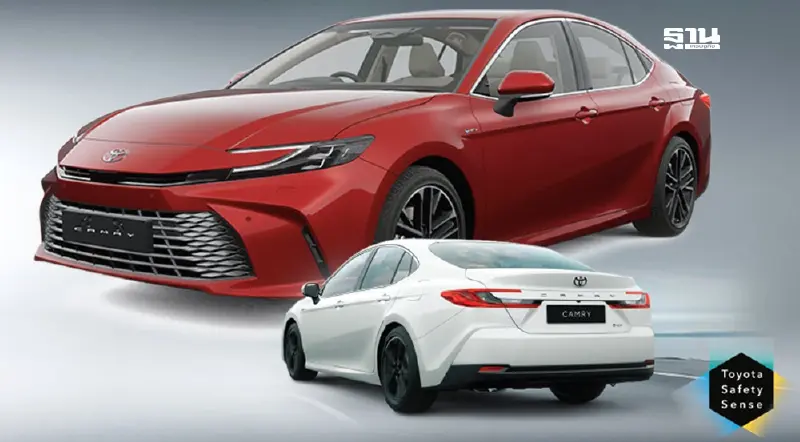 โตโยต้ายอดขายร่วง 14.7% เปิดตัว All new Toyota Camry 2024 ไฮบริดใหม่