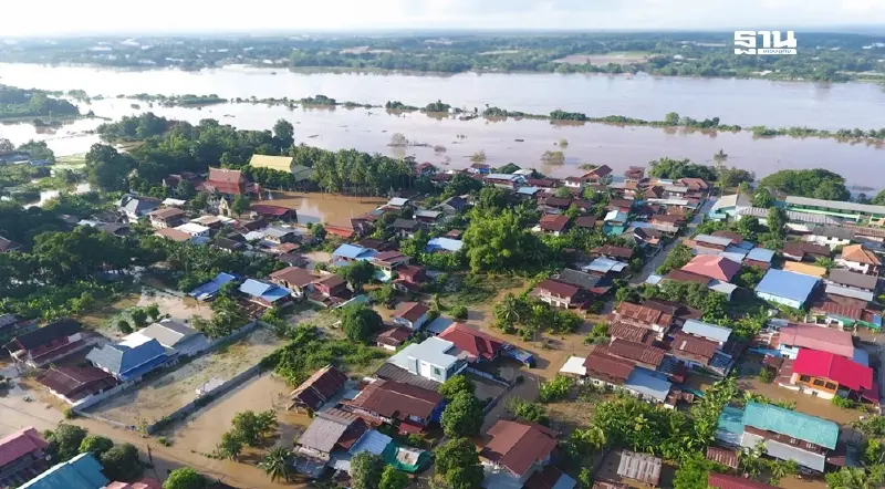 น้ำท่วมหนองคาย เทศบาลฯเตือนพรุ่งนี้ 15 ก.ย.67 ระดับน้ำโขงทะลุ 14.05 ม.