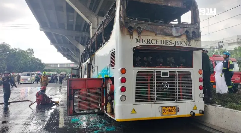 "ไฟไหม้รถบัสล่าสุด" เจ้าของยืนยันพร้อมรับผิดชอบ เร่งเยียวยาผู้เสียหาย