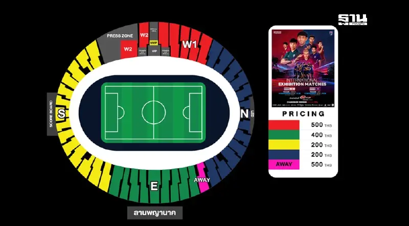 เตรียมเงินด่วน "ดูบอลสดฟีฟ่าเดย์" ทีมชาติไทย พบ เลบานอน-ลาว ขายบัตร 1 พ.ย.67