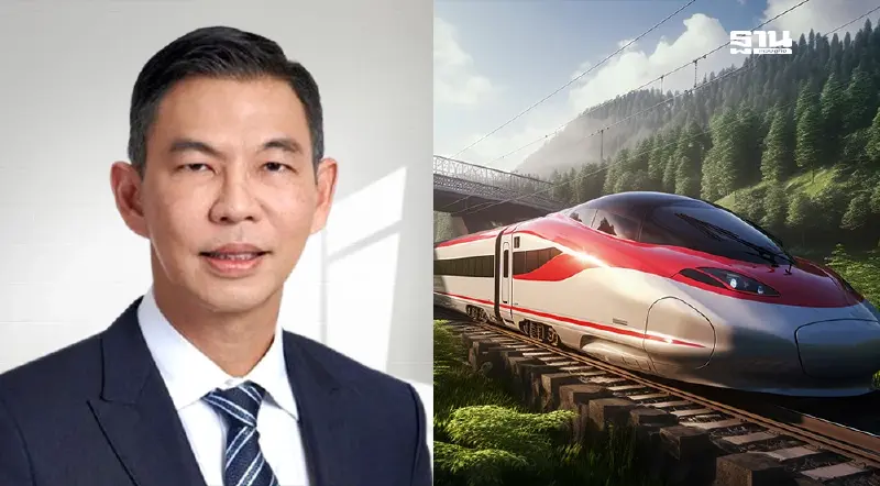 “วีริศ” ผู้ว่ารฟท. เช็คความคืบหน้าไฮสปีด-รถไฟทางคู่ รุกอุตสาหกรรมระบบราง