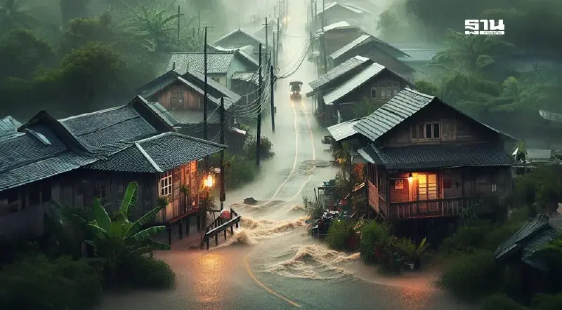 เตือนพื้นที่เสี่ยงภาคเหนือ อีสาน กลาง ใต้รับมือน้ำท่วม น้ำล้นตลิ่ง