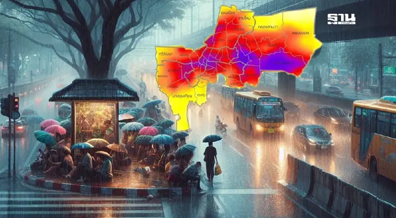 พยากรณ์ฝนกทม.วันนี้-พรุ่งนี้ 22-23 ต.ค.เช็คเลยพื้นที่ไหน เขตใด ฝนฉ่ำ