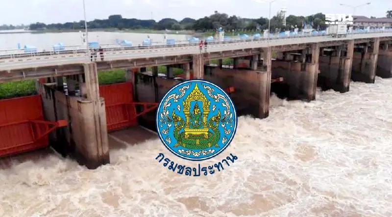 กรมชลฯ เผยวันนี้เวลา 11.00 น.  ระบายน้ำเขื่อนเจ้าพระยา ในอัตรา 2,200 ลบ.ม./วิ