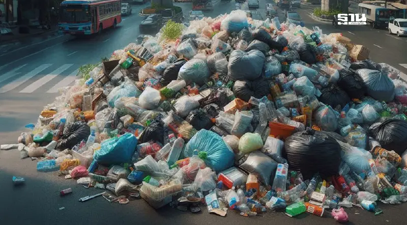 "สุริยะ" สั่ง บขส.-รฟท.สางปัญหากองขยะ "สถานีหมอชิต 2"