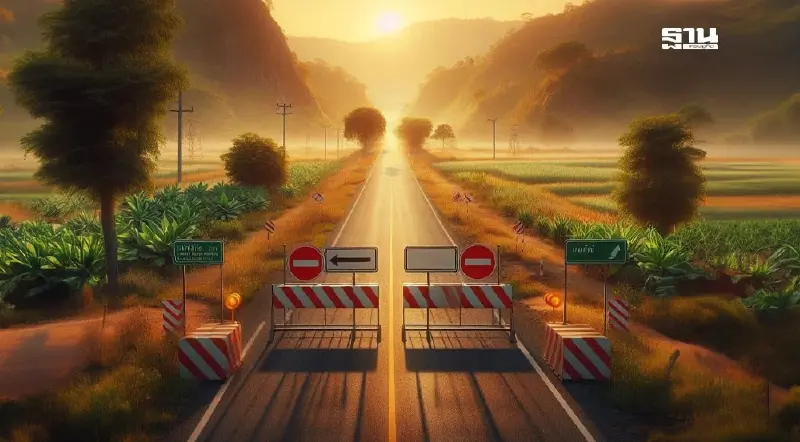 “ทางหลวงชนบท” ปิดถนน 2 จังหวัด เลี่ยงน้ำท่วม