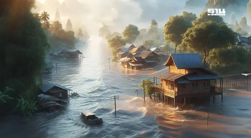 เตือน 6 จังหวัดภาคใต้ เฝ้าระวังน้ำท่วมฉับพลัน น้ำป่าไหลหลาก ดินถล่ม เตือน 6 จังหวัดภาคใต้ เฝ้าระวังน้ำท่วมฉับพลัน น้ำป่าไหลหลาก ดินถล่ม