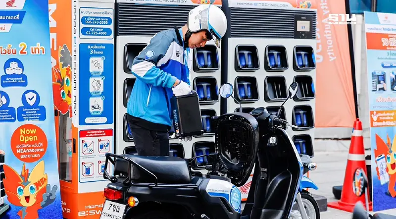 ไทยฮอนด้า ส่งมอบรถ EV ปีนี้ 850 คัน ปูพรมสถานีสับเปลี่ยนแบตเตอรี่ 44 แห่ง