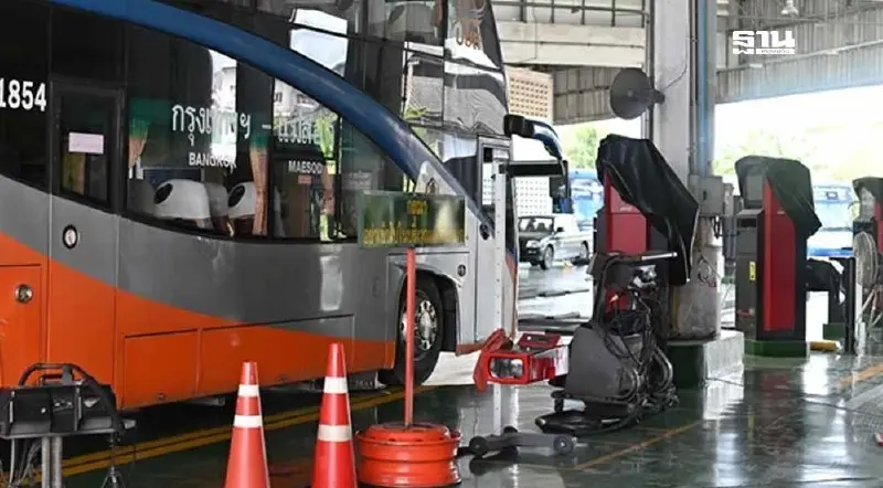 ไฟไหม้รถบัส “บขส.” สั่งตรวจสภาพรถทัวร์ 254 คัน ทุก 6 เดือน