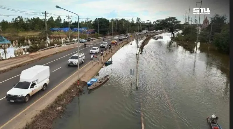 น้ำท่วมหนัก อัพเดตล่าสุด “ทล.-ทช.” สั่งปิดถนน 8 เส้นทางสายเหนือ