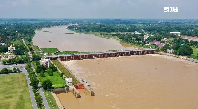 เขื่อนเจ้าพระยา ปรับลดการระบายน้ำ บรรเทาผลกระทบด้านท้ายเขื่อน