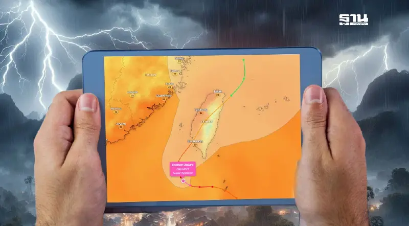 "พายุไต้ฝุ่นกระท้อน" แรงเป็น "Super ไต้ฝุ่น" ลุ้นช่วงบ่าย เลี้ยว-ไม่เลี้ยว