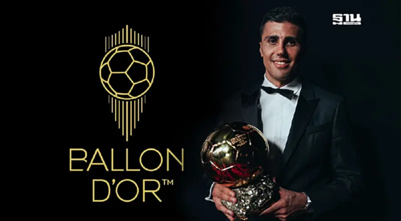 โรดรี้ เฉือน วินิซิอุส คว้าบัลลงดอร์ 2024 สรุปผลทุกรางวัล Ballon d'Or โรดรี้ เฉือน วินิซิอุส คว้าบัลลงดอร์ 2024 สรุปผลทุกรางวัล Ballon d'Or