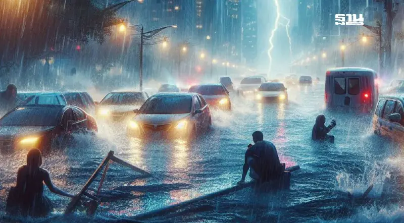 กรมอุตุนิยมฯ ฉบับ​ 6 ภาคใต้ 10 จว.ฝนถล่ม ระวังน้ำท่วมฉับพลัน