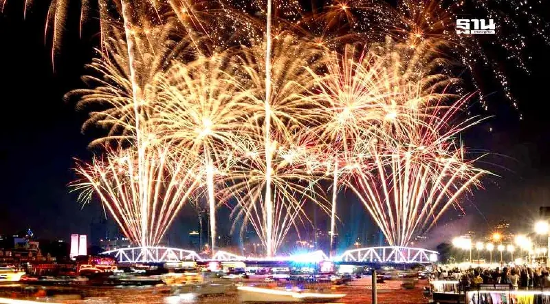 5 จุดชมไฟ วันลอยกระทง 2567 สะพานข้ามแม่น้ำเจ้าพระยา