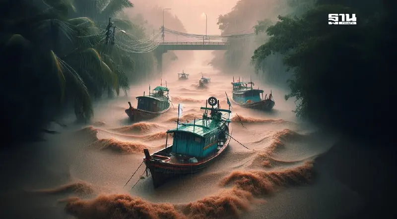 ประกาศกรมอุตุฯฉบับ 3 ภาคใต้ฝนตกหนักถึงหนักมาก ระวังน้ำท่วมฉับพลัน