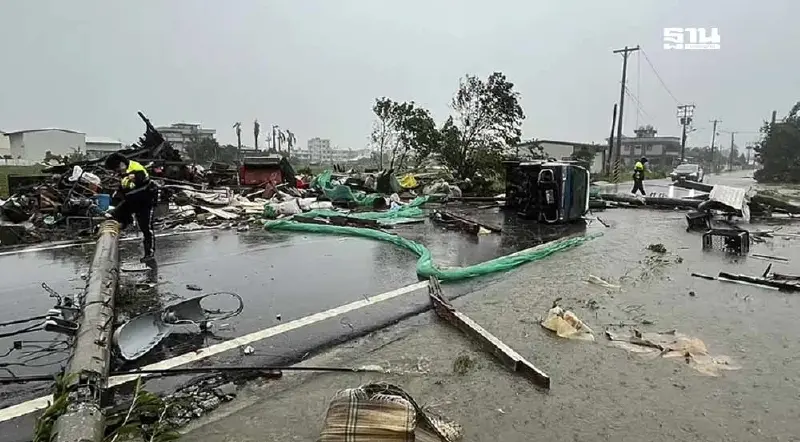 กต.แจ้ง คนไทยเสียชีวิต หลังไต้ฝุ่นกองเร็ย พัดถล่มไต้หวัน